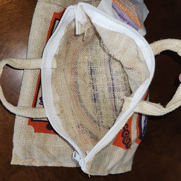 Basmati Rice tote bag, 12" x 14.5" - Picture 3 of 3